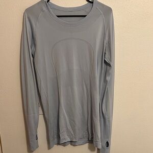 lululemon athletica Light blue Long Sleeve Top